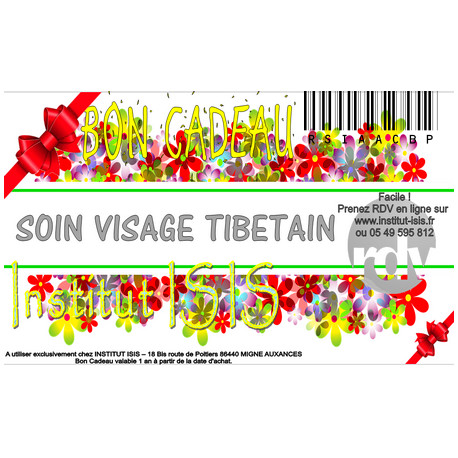 Bon Cadeau Soin Visage Tibétain