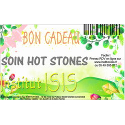 Bon Cadeau Soin Hot Stones